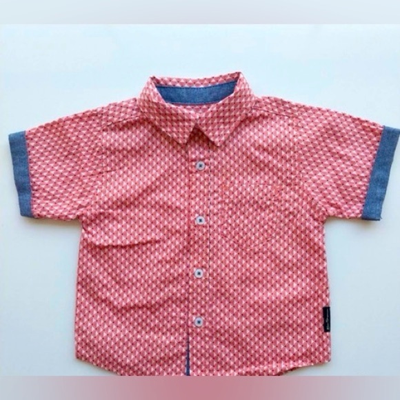 Ben Sherman | Baby Short Sleeve Plaid Button Down - Picture 1 of 3